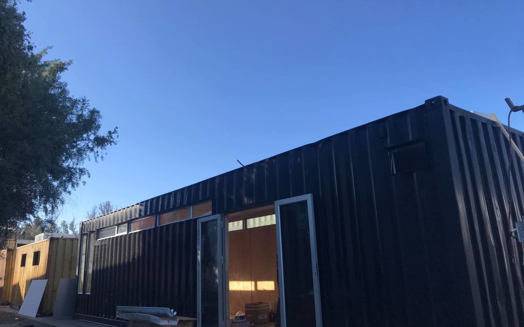 Museo itinerante de container marítimo para la isla de Chiloé